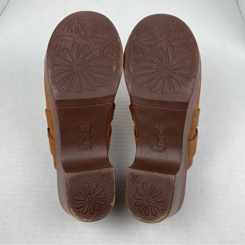 BOC Comfort Clogs Women’s 7 M Brown Slip on Mules Heeled Buckle Accent Coastal - Picture 14 of 14
